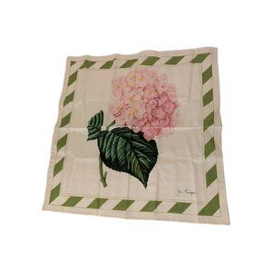 Jim Thompson Napkins set 8  Hydrangea floral in original box square 15.6" READ